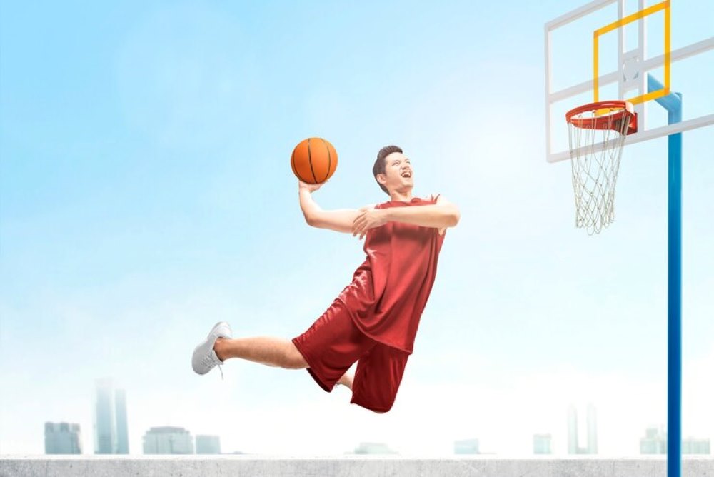 (Ilustrasi bermain basket, Sumber: Freepik)