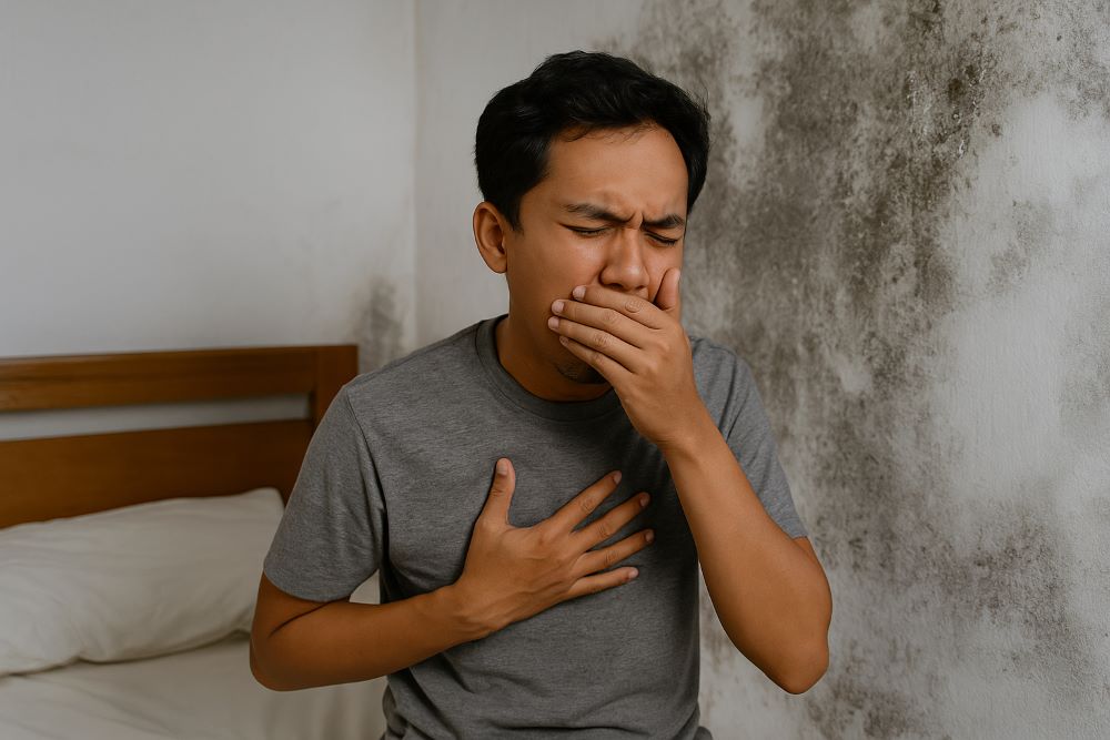 Pria Di Kamar Kos Lembap