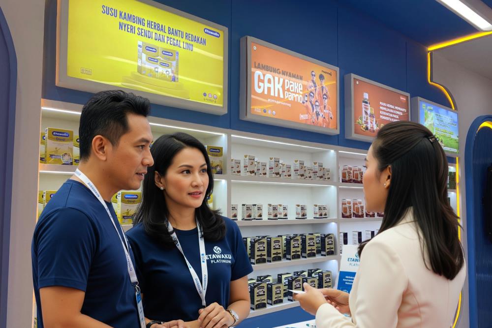 (Ilustrasi Beli Etawaku Platinum di Jakarta Fair Kemayoran, Sumber: AI Google Gemini)