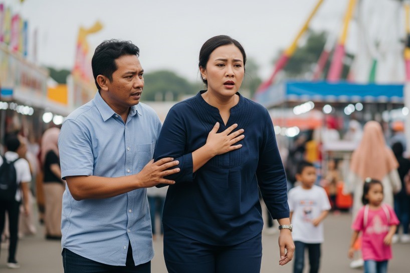 Batuk dan Sesak Saat Jalan-Jalan di Jakarta Fair Kemayoran? Atasi dengan Cara Ini