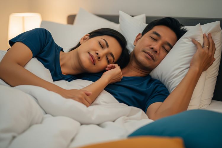(Ilustrasi seseorang tidur dengan nyaman, Sumber: AI Google Gemini)